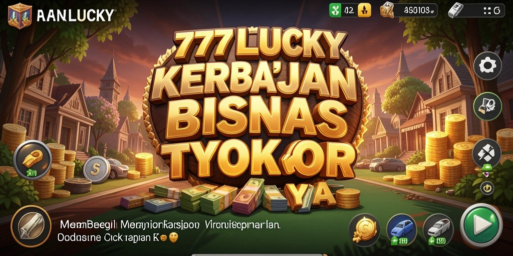 Screenshot yang menunjukkan gameplay mendebarkan dari 777LUCKY.