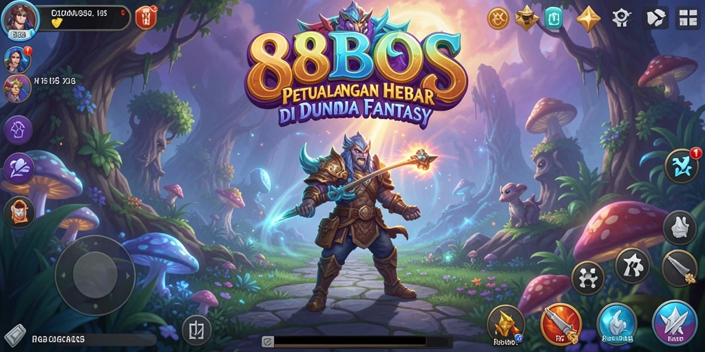 Tampilan gameplay RPG yang seru dan menarik di 88BOS.