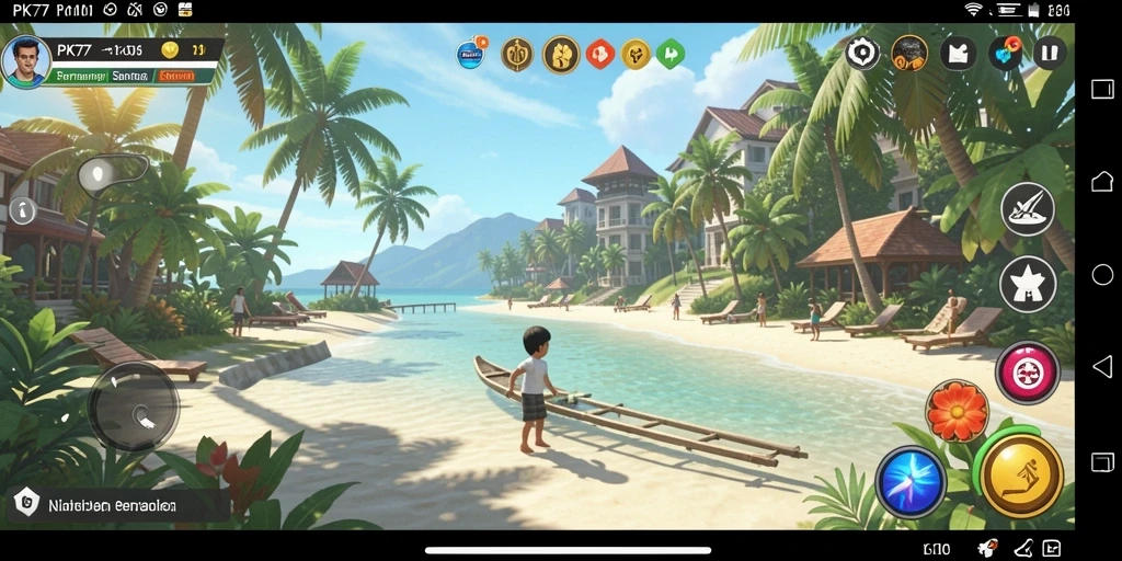 Screenshot gameplay PK77 menampilkan momen seru saat menyelesaikan tantangan.